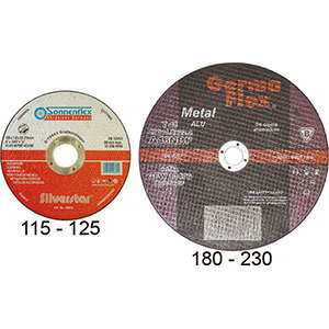 7119G - THIN GRINDING WHEELS FOR CUTTING ALUMINUM - Orig. Sonnenflex